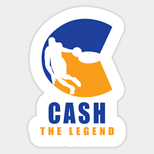 Cash Custom Player Basketball Your Name The Legend Sticker